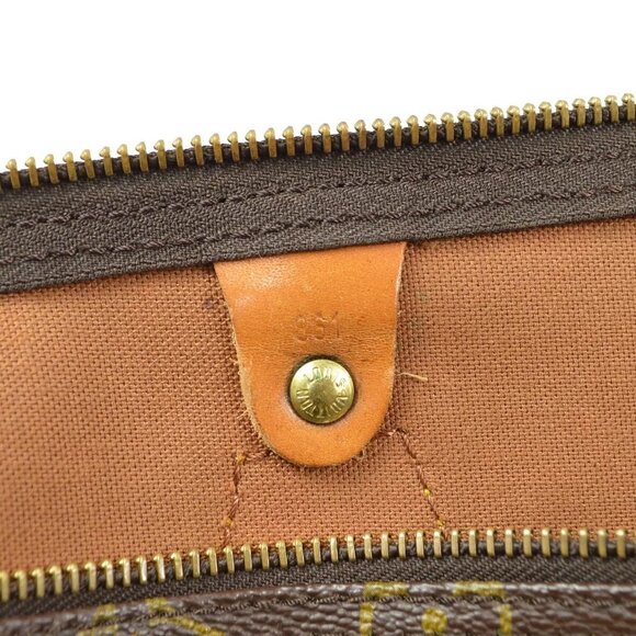 LOUIS VUITTON SPEEDY 35 HANDBAG PURSE MONOGRAM CANVAS - Picture 2 of 11